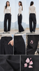 Ladinside Alpinist Ltd Climbing Bouldering Pant - Black w/ Cheery Blossom